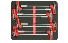 SCREWDRIVER SET WITH T-HANDLES UND SOCKETS, 8 PIECES thumbnail